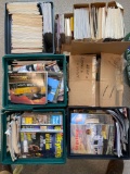 (6) boxes/crates of RR and misc cycling magazines