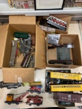 Assorted train car pieces