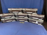 K-Line Streamliners Pennsylvania railroad passenger cars fully illuminated interior