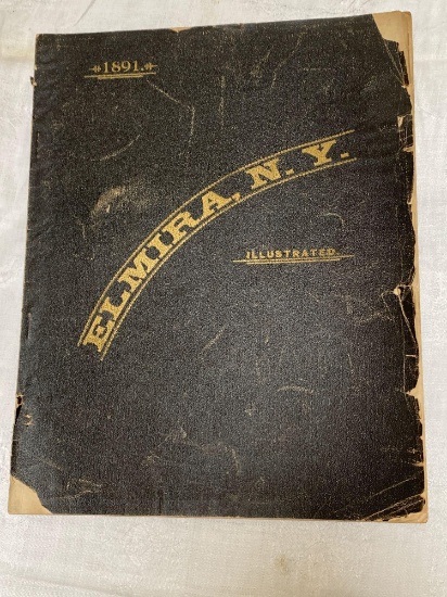 1891 Elmira N. Y. Illustrated, has advertising, buildings, history.