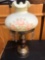 Lamp with Fenton glass shade