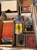 1 box cards , Batman, Spider-Man, Aladdin, Elvis