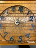 Wheel clock