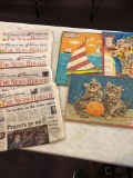 2001 newspapers, vintage puzzles