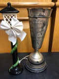 Vintage trophy, lamp