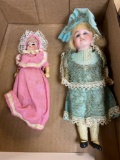 (2) Early German Dolls