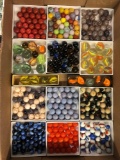 Collection of marbles, shooters