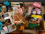 (2) Boxes of Miniature Doll Furniture