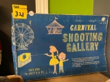Vintage carnival shooting gallery