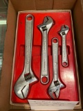 (4) Bluepoint Snap-On Crescent Wrenches