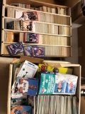 2 boxes sports cards '80s and '90s