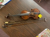 Violin with bows
