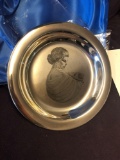 Franklin Mint Sterling Silver Mother and Child plate