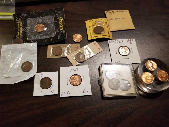 Assorted Lincoln cents