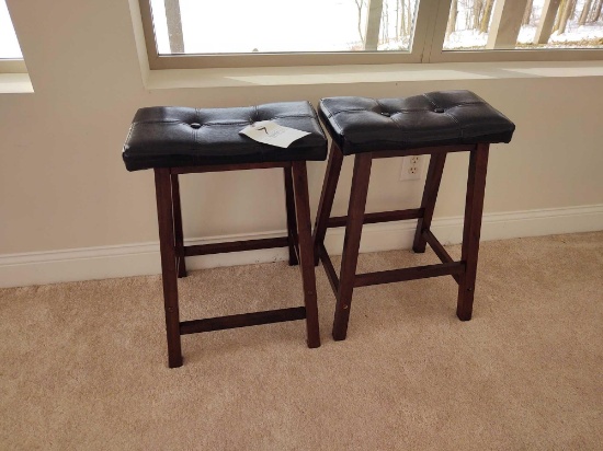 Two Counter Height Bar Stools