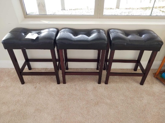 Three Counter Height Bar Stools