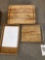Cutting boards, wood tray