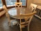 Granite Top Dinette, 46 in. Diameter with 4 Chairs