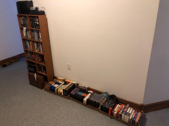 VHS, DVD, Shelf