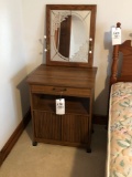 (2) End Tables, Mirror, Lamp