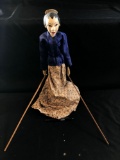 Oriental Stick Puppet Doll