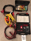 Jumper cables, voltage testers, fuses