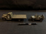 (2) Model Military Vehicles