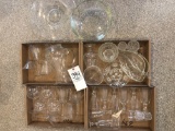 Pattern glass, stemware, misc. glassware