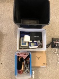 Blood Pressure Monitors, Shoe Shine Kit, Trash Can
