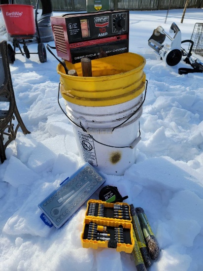 Bucket of Assorted Tools