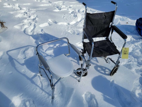 Wheelchair and Potty Chair