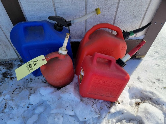 (4) Gas Cans