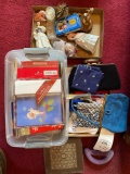 Stationary, handbags, figurines