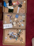 3 boxes of jewelry