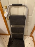 Step ladder, contents of laundry room