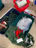 Wreaths, Christmas tree, gift bags