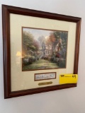 Pair kinkade prints