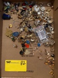 Costume jewelry, pins, earrings, necklaces