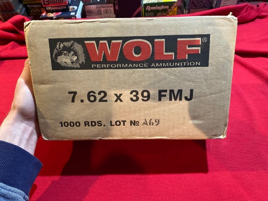 Wolf 7.62x39 FMJ - 122 gr. - Bimetal jacket