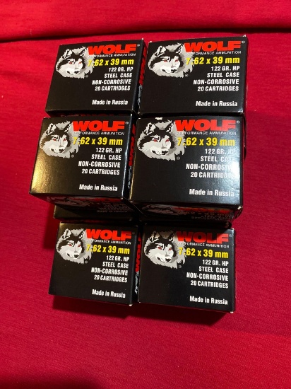 Wolf 7.62x39 122 gr - Hollow Points