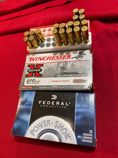 Federal and Winchester 270 win ammo - 130 gr