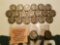 (21) 1943-1945 35% silver Jefferson nickels