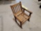 Small Children's/Doll Wooden Rocking Chair