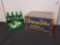 Champagne Velvet empty crate and Sprite, 8 pack