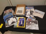 NASA patches, pamphlets and photos