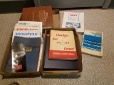 Car and boat manuals, Buick dealership binders, paper items