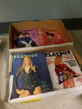 2 boxes of vintage Playboys