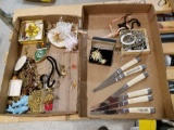 Costume jewelry and German knives