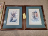 Pair of Framed and Matted Equestrian Prints