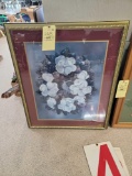 Framed and Matted Limited Edition Floral Print